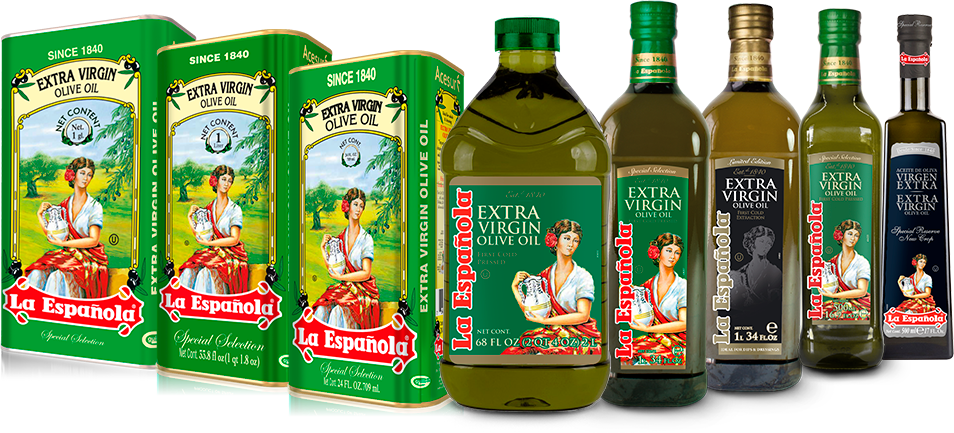 La Española Pure Olive Oil range of formats