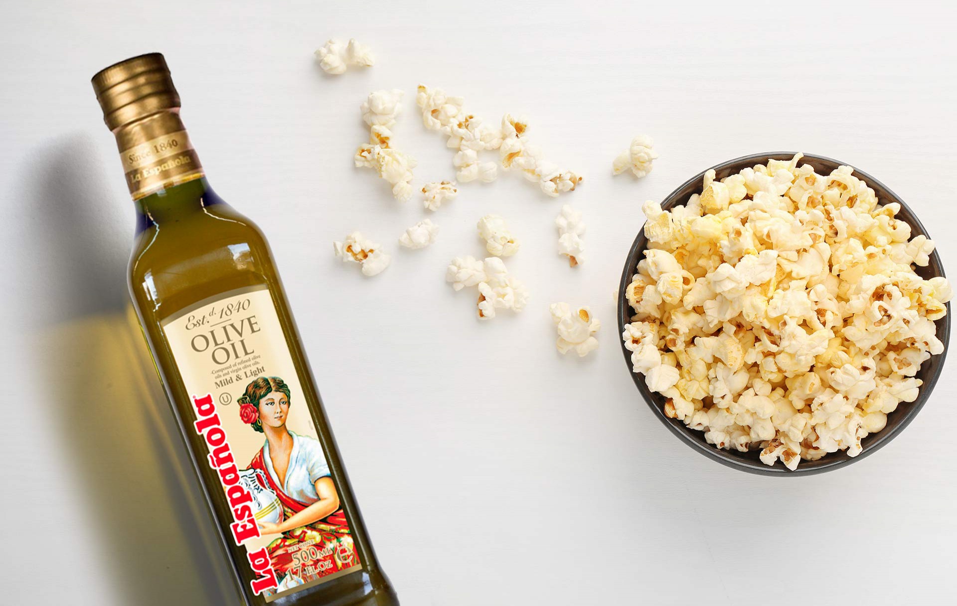 Badekar indvirkning Skråstreg 5 Delicious Ways to Prepare Your Popcorn with Olive Oil