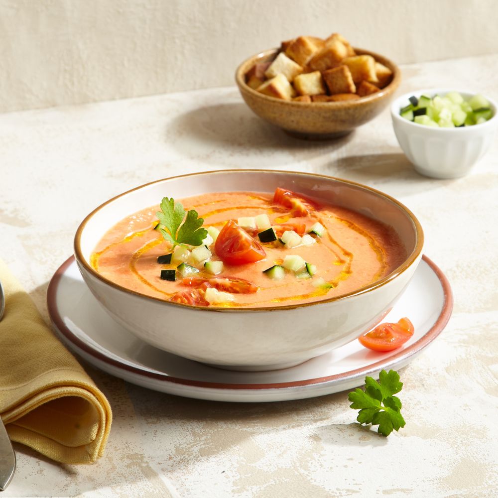 Classic Spanish Gazpacho Recipe - La Española Olive Oil