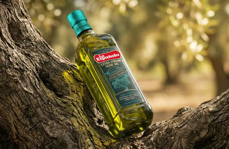 One bottle of extra virgin oil La española